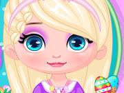 Baby Elsa Easter Egg Hunt